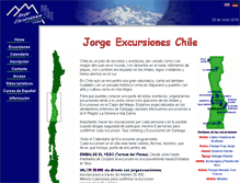 Tablet Screenshot of jorgeexcursiones.cl